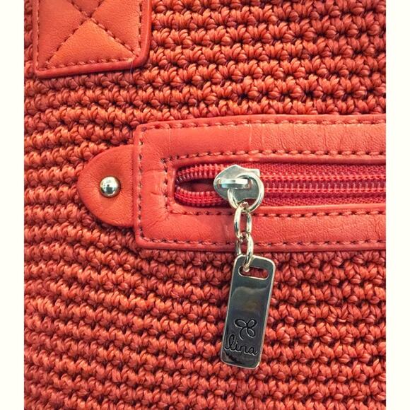 LINA Anthropologie BOHO CHIC VEGAN Samba ORANGE-REDUCED - Picture 2 of 8
